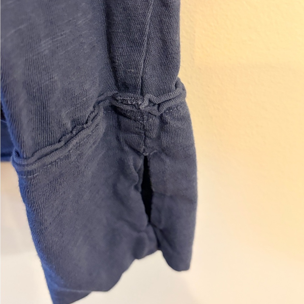 We The Free 100% Cotton Oversized Tunic Top Blue Long Sleeve - Picture 6 of 9